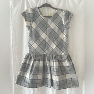 3T wool plaid fall/winter dress